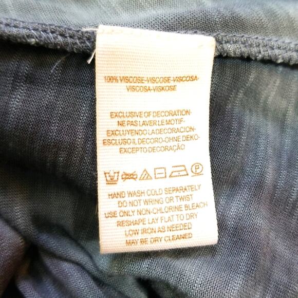 Free People embroidered tie dye bell sleeve dress M - Picture 9 of 9